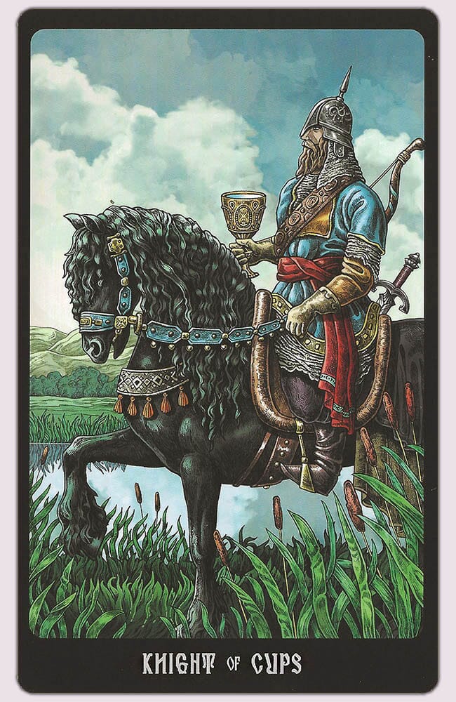 Slavic Legends Tarot: Tarot size edition with Black Card Edges & Book-Shaped keepsake box Tarot Cards