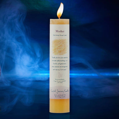 Crystal Journey Reiki Charged Herbal Magic Pillar Candle - Mother Candles