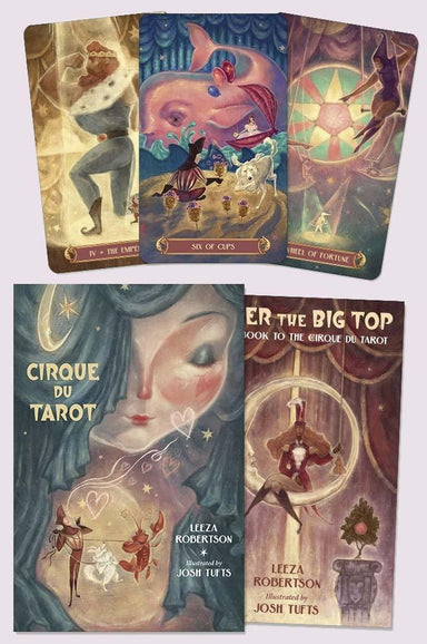 Cirque Du Tarot Deck and Book Set Tarot Kit
