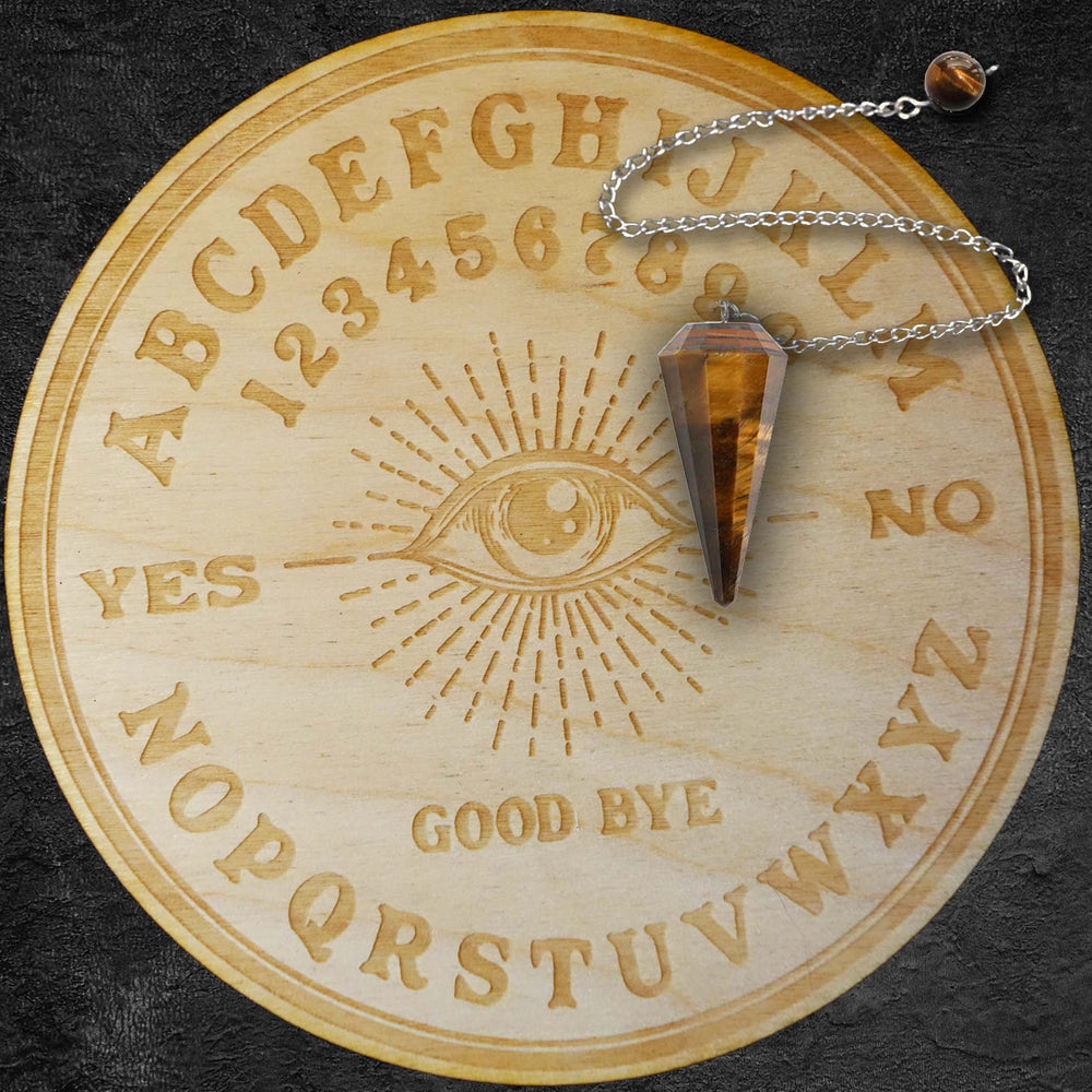 Copy of Classic Wooden Dowsing Kit with 10-inch Board and Crystal Pendulum Dowsing