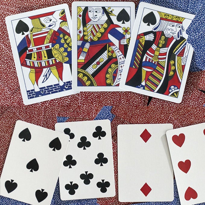 Limited Late 19th Century Square Faro Playing Cards Playing Cards