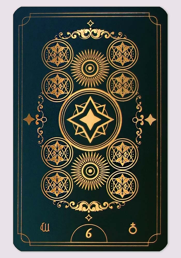 Fortuna Tarot Deck and Guidebook- Emerald Aura Edition Tarot Kit