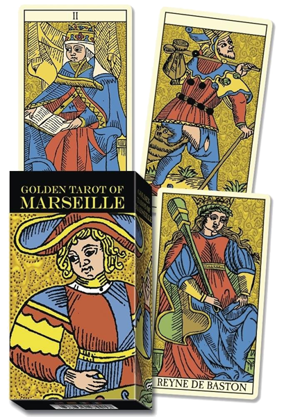 Golden Tarot of Marseille Tarot Deck
