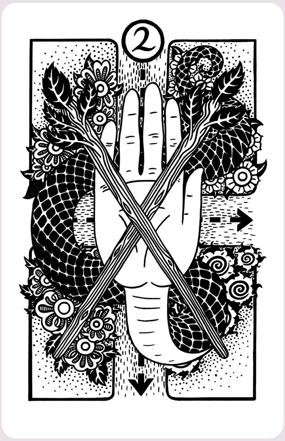 Heart and Hands Tarot by Liz Blackbird Tarot Deck