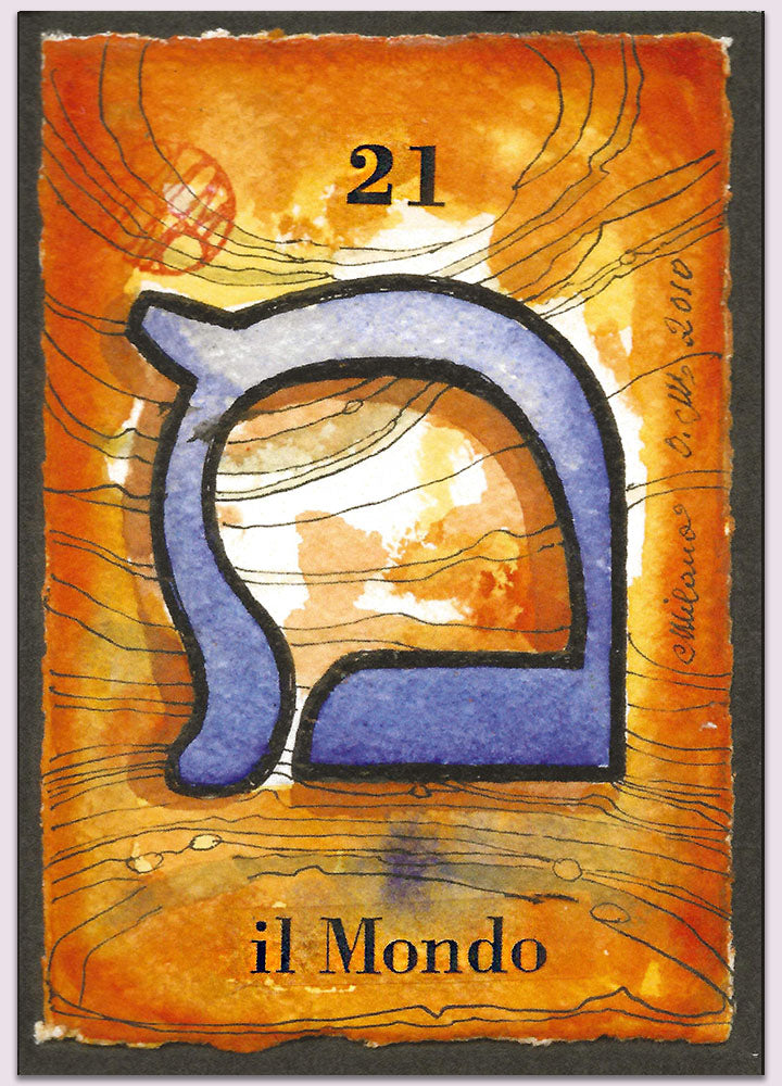 Hebrew Letters Tarot by Osvaldo Menegazzi 