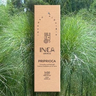 Inca Aromas all-natural fair-trade incense. Priprioca for Grounding and Strength Incense