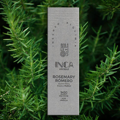 Inca Aromas all-natural fair-trade incense. Rosemary for Joy and Vitality Incense