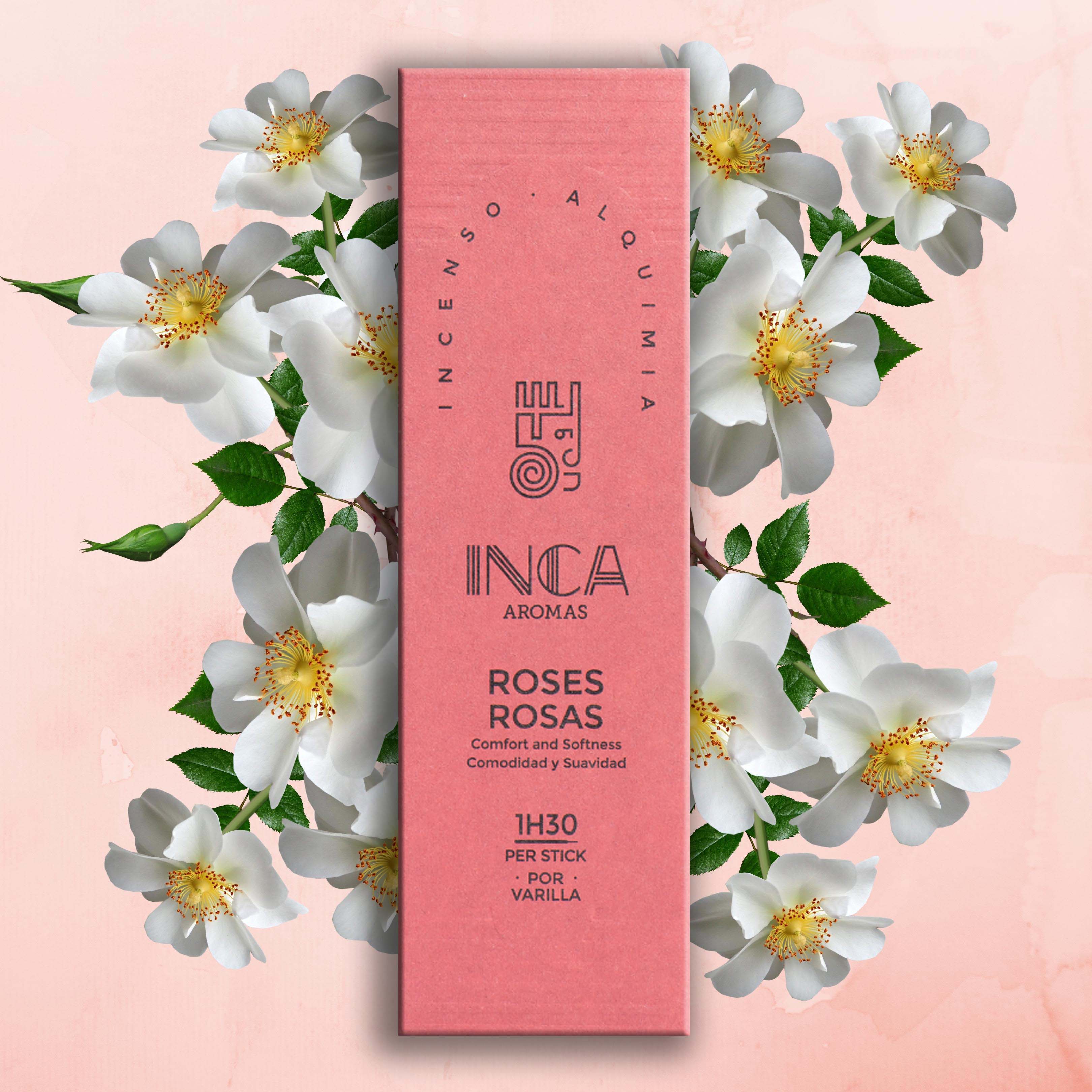 Inca Aromas - Soothing and comforting Rose Incense. Incense