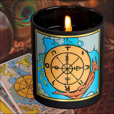 Wheel of Fortune - Magickal Tarot Candle Candle