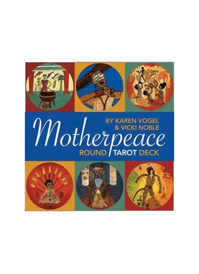 Mini Motherpeace Round Tarot Deck & Book Set Tarot Deck