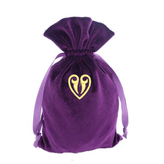 Tarot Bag with Gold Heart Bag