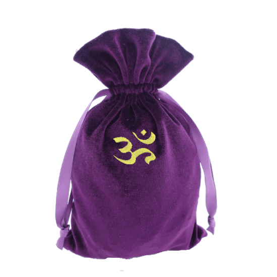 Tarot Bag with Gold Om Bag