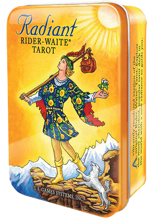 Radiant Rider-Waite in a Tin Tarot Deck