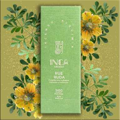 Inca Aromas all-natural fair-trade incense. Rue for Protection and Purification Incense