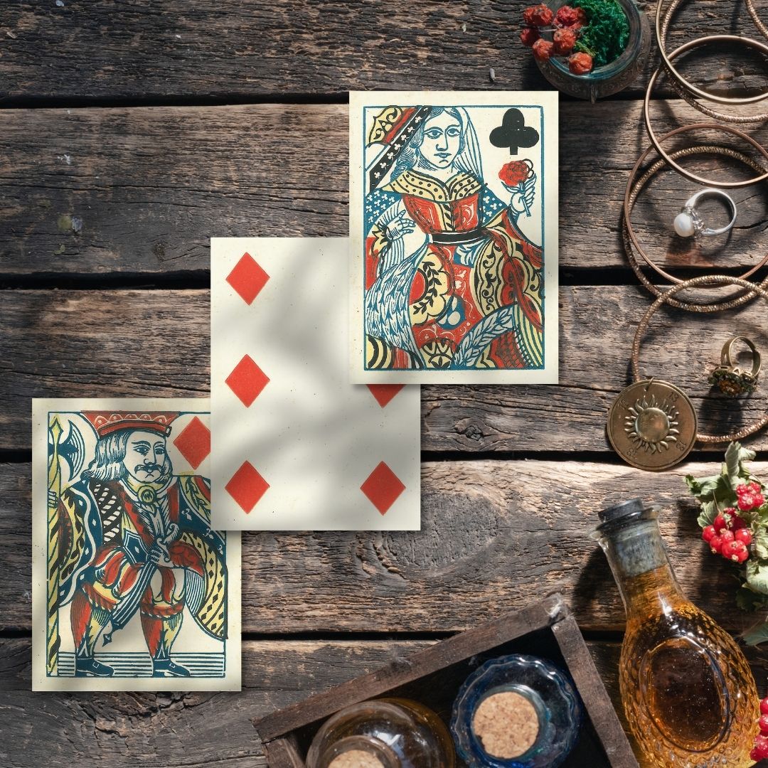 1858 Samuel Hart Poker Deck Playing Cards