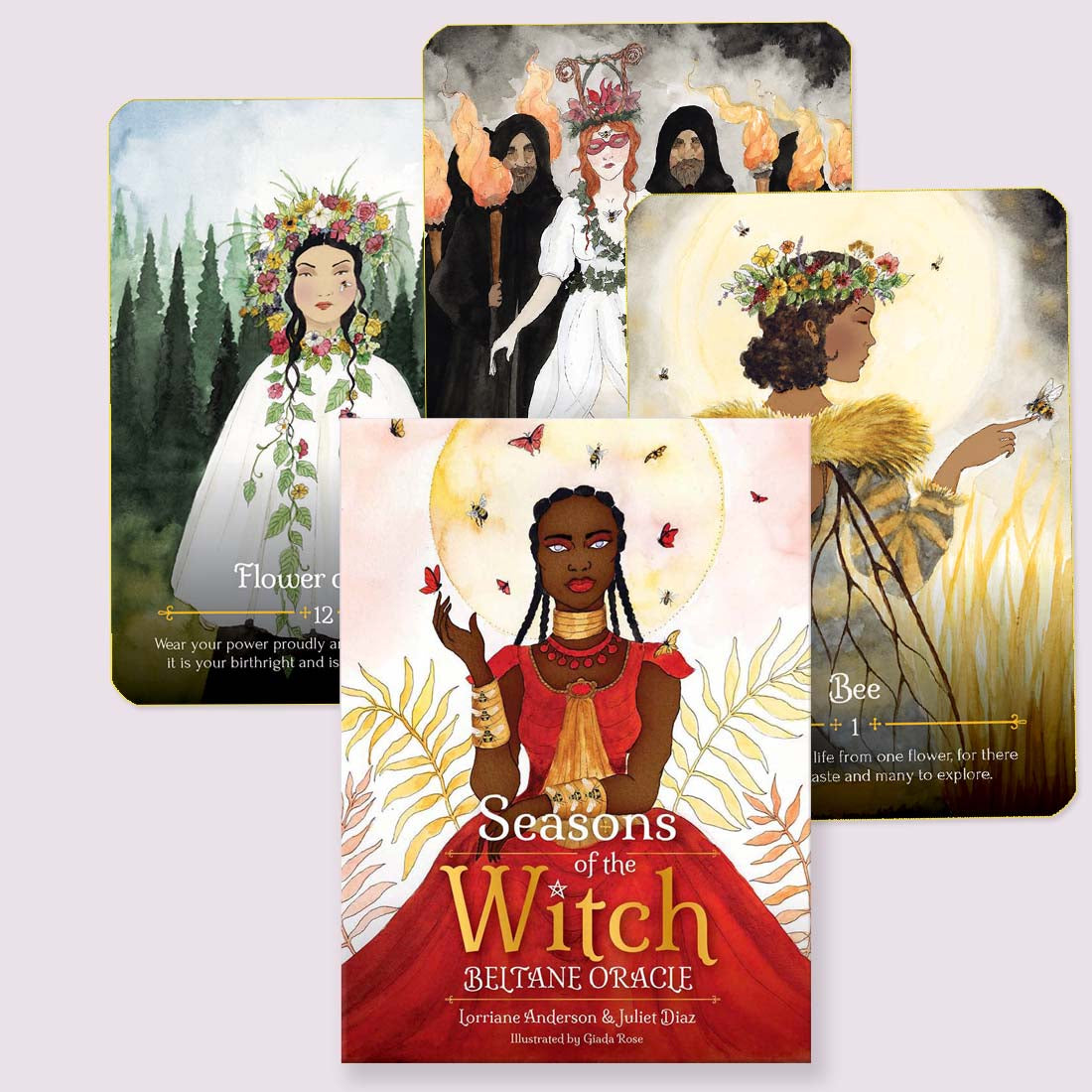 Seasons of the Witch: Beltane: 44 Gilded Cards and 144-Page Book Oracle Deck