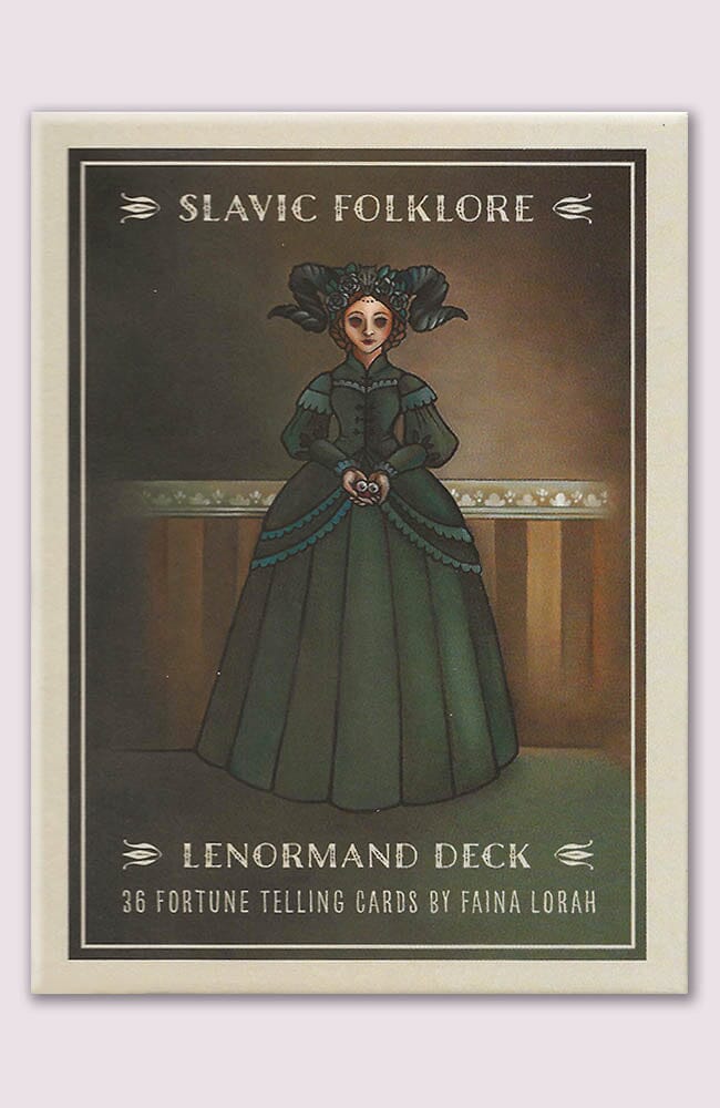 Slavic Folklore Lenormand Divination Cards by Faina Lorah Oracle Deck