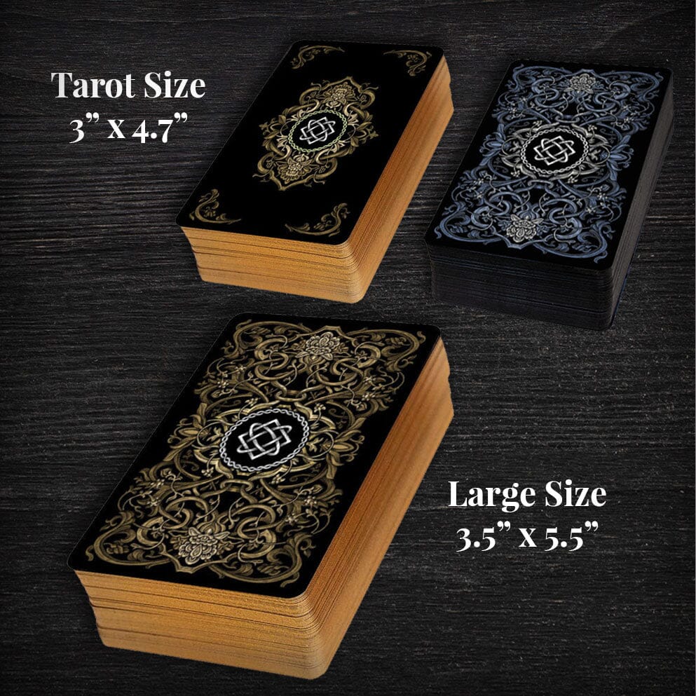 The Slavic Legends Tarot: Standard size edition with Gold Card Edges & Book-Shaped keepsake box Tarot Cards