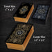 The Slavic Legends Tarot: Standard size edition with Black Card Edges & Book-Shaped keepsake box Tarot Cards