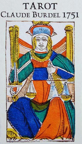 TAROT by CLAUDE BURDEL </p> <p><em>Fribourg 1751, Switzerland</em></p> Tarot Deck