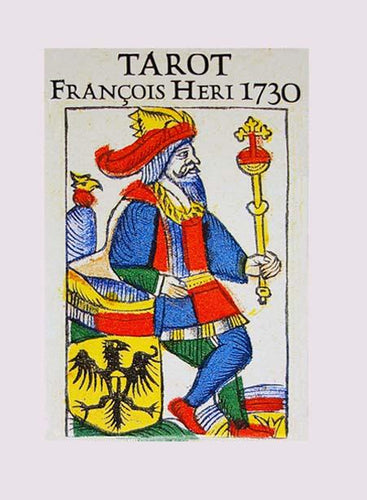 TAROT by FRANÇOIS HERI </p> <p><em>Solothurn 1730, Switzerland</em></p> Tarot Deck