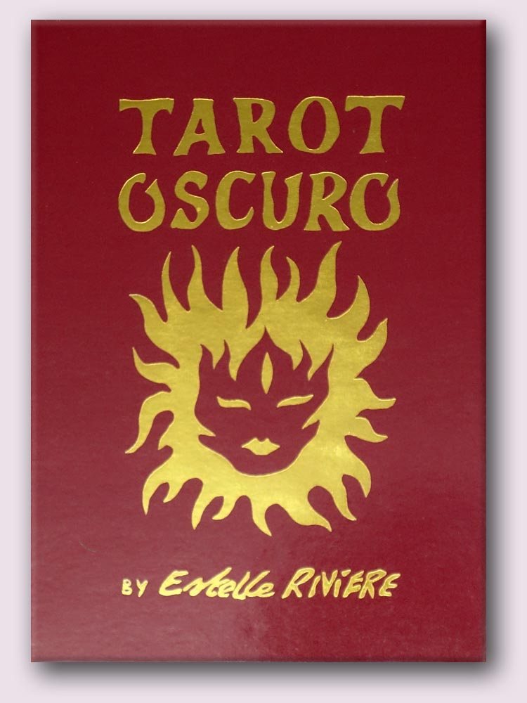Tarot Oscuro Deck and Guidebook in English, Spanish & French Tarot Deck