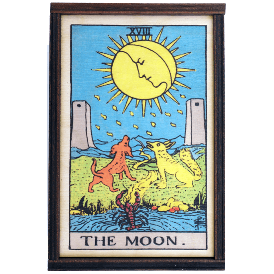 The Moon Card Tarot Box Box