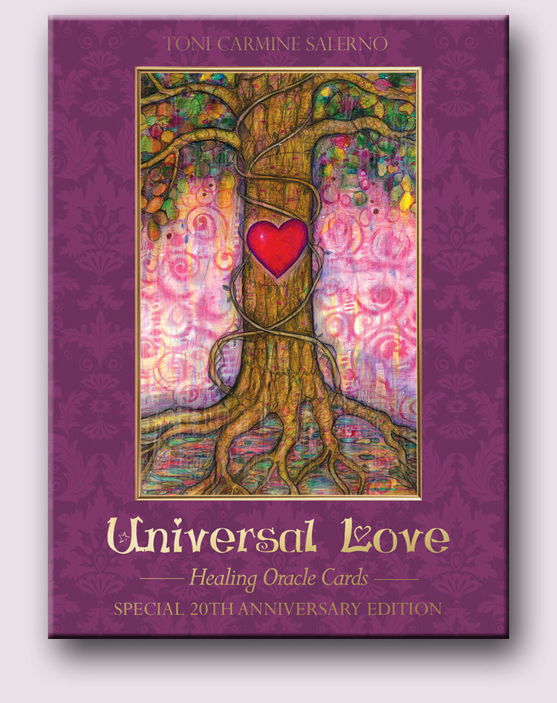 Universal Love Healing Oracle Cards 20th Anniversary Gold Edition Oracle Kit
