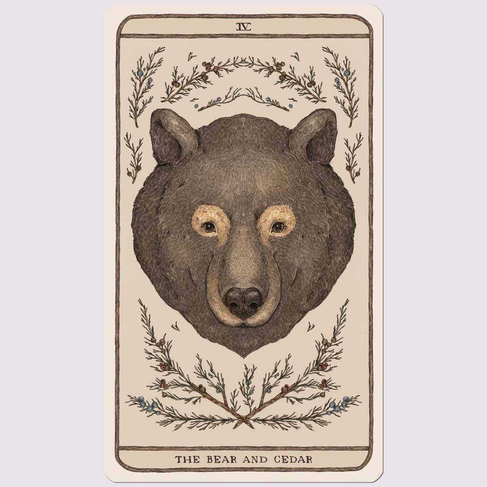 Woodland Wardens: A 52-Card Oracle Deck & Guidebook by Jessica Roux Oracle Deck