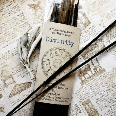 Divinity - custom blend of white sage, sandalwood, and herbs: Incense Sticks 