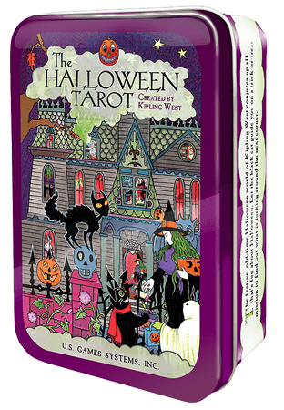 Halloween Tarot in Tin Tarot Deck