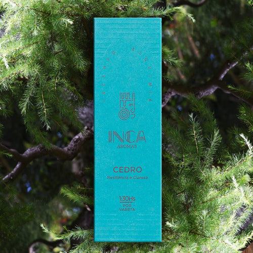 Inca Aromas all-natural fair-trade incense. Cedarwood for resilience and clarity Incense