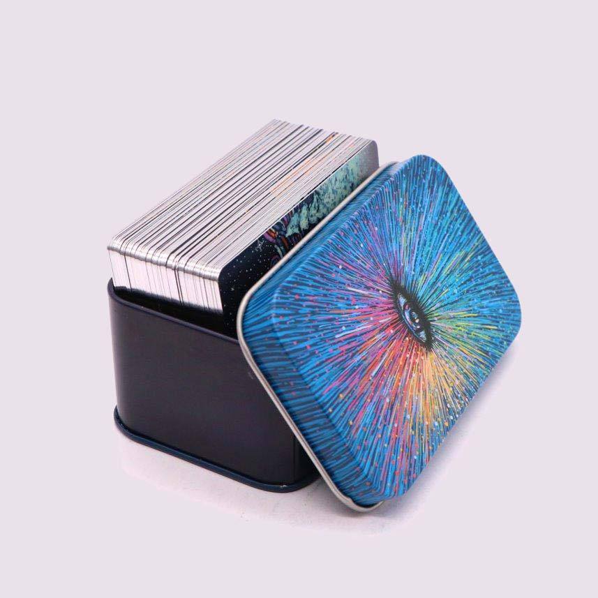 Little Prisma Visions Tarot Deck in a Tin 