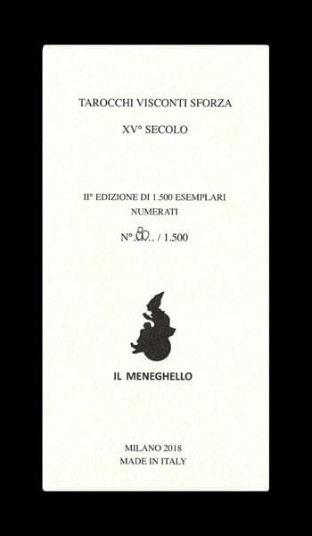 Visconti Sforza Tarocchi by Il Meneghello Editions Tarot Kit